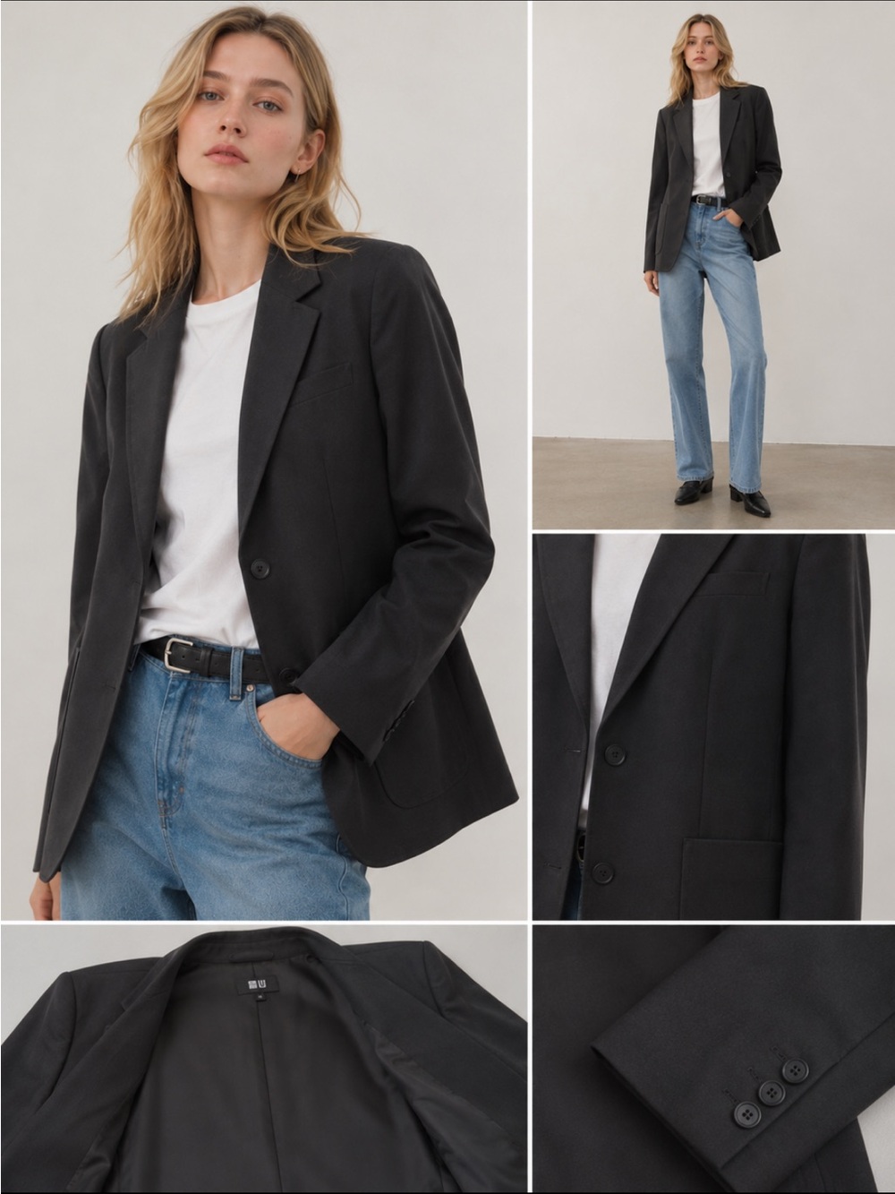 Uniqlo U JERSEY TAILORED blazer jacket
